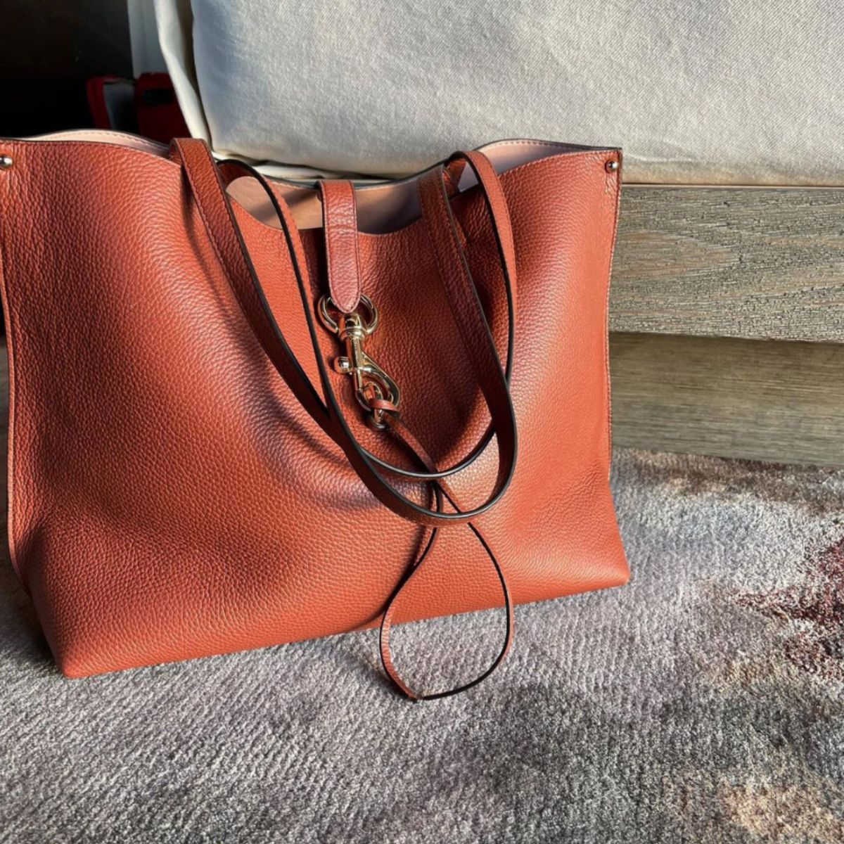 Rebecca Minkoff brown tote bag