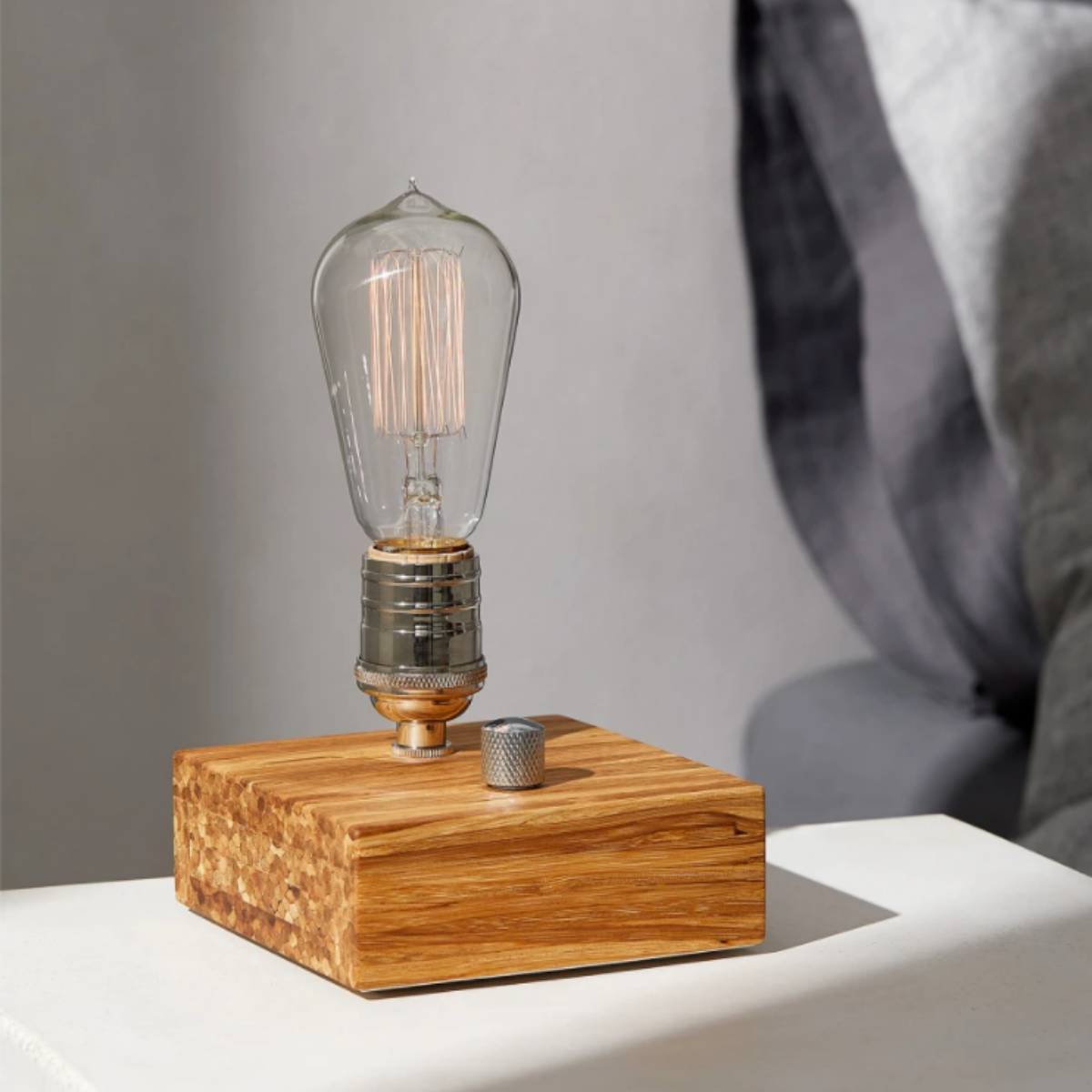 Simons Industrial Block Table Lamp