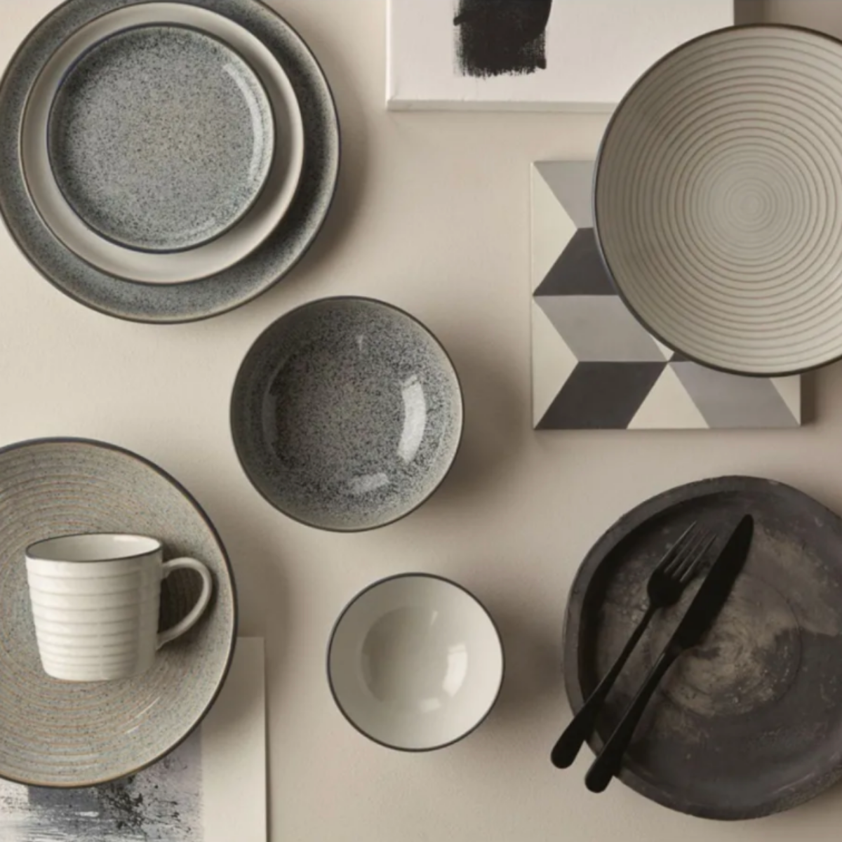 Hudson's Bay 4-Piece Salad Plate Set