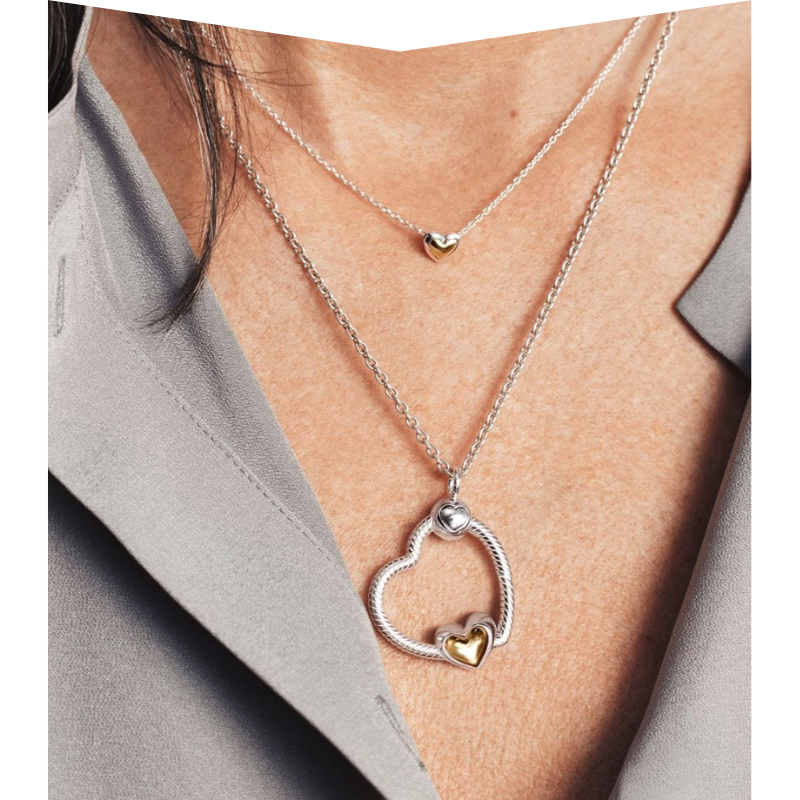 Two silver necklaces