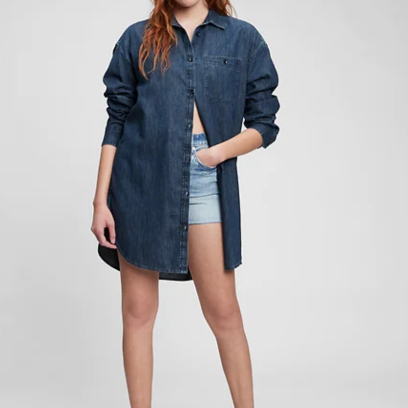 Gap over-sized denim shirt