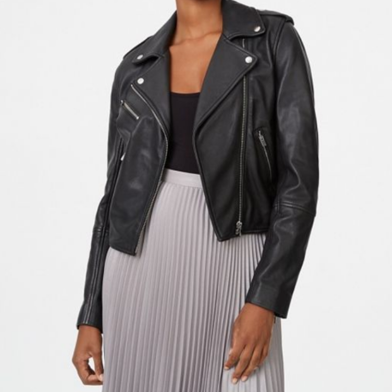 Club Monaco leather jacket
