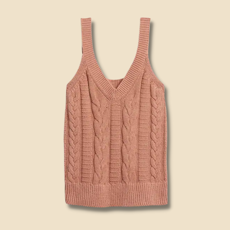 Banana Republic cable knit tank top