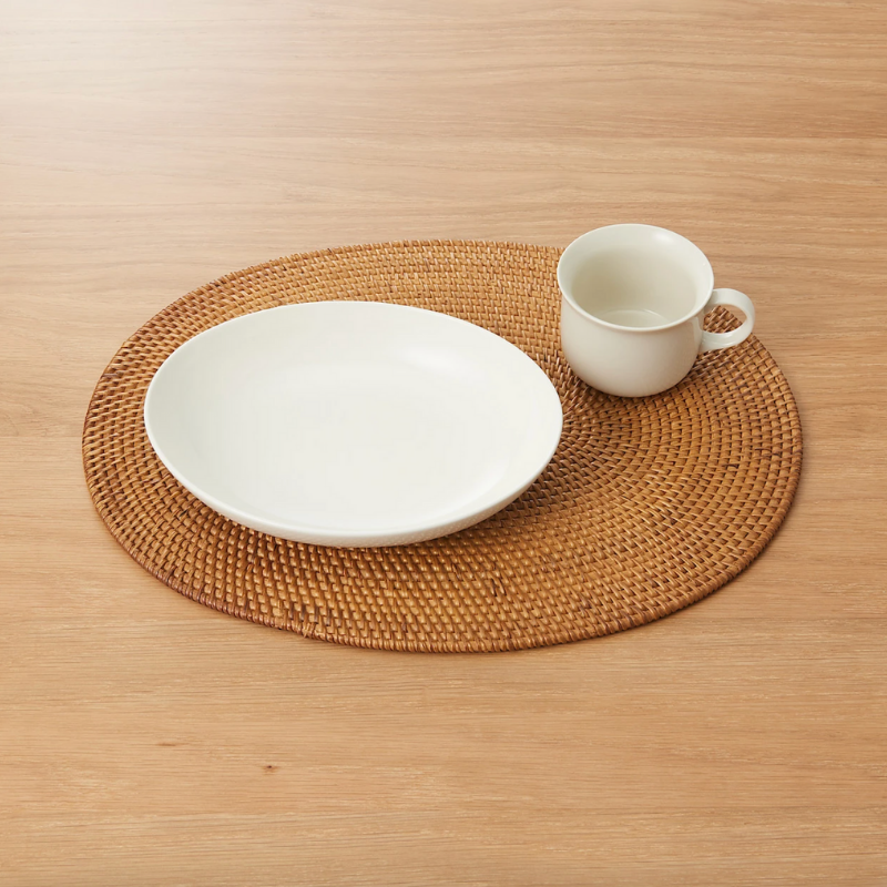 Rattan placemat from MUJI