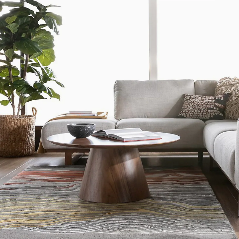 Round coffee table