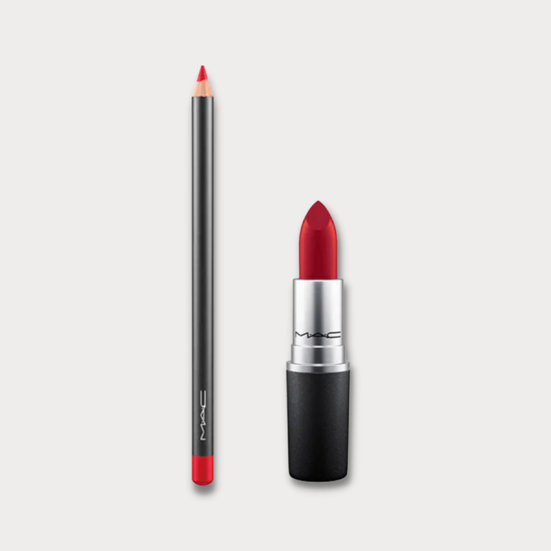 Ruby Woo lipstick and lip liner from MAC Cosmetics