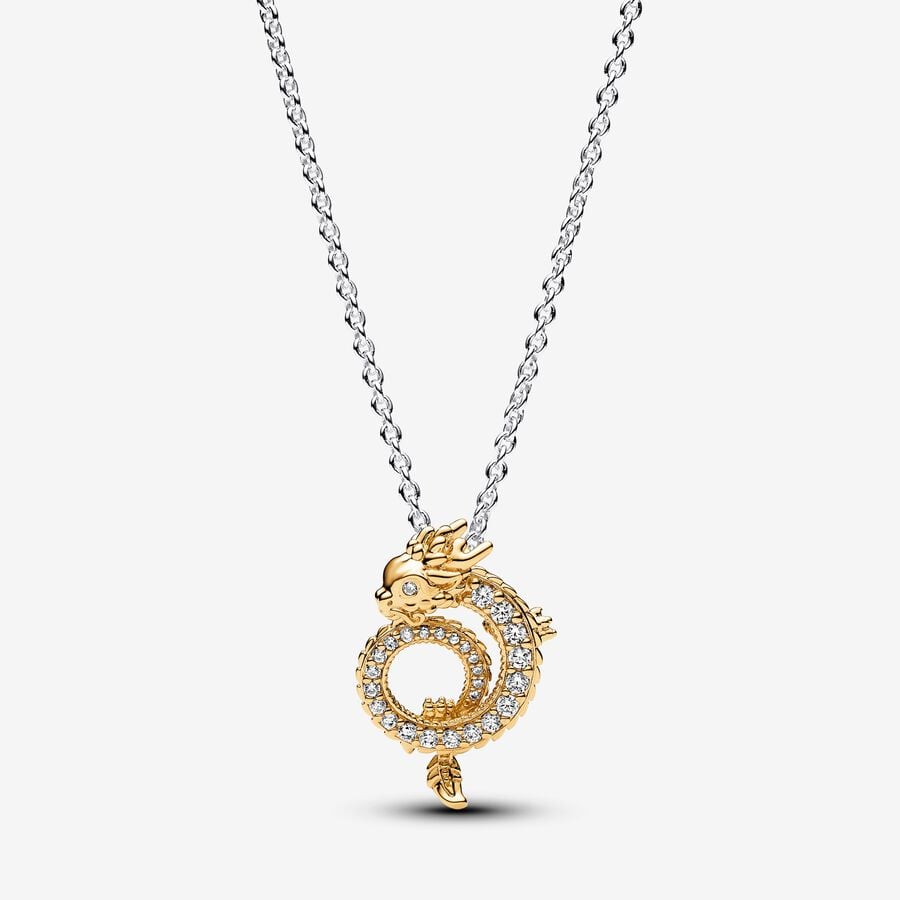 pandora lny dragon pendant necklace