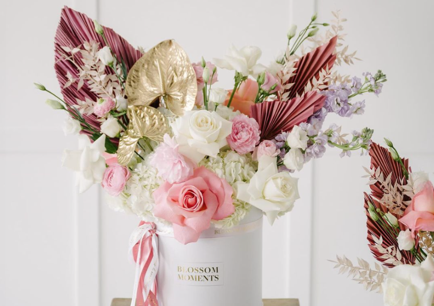 A bouquet of flowers