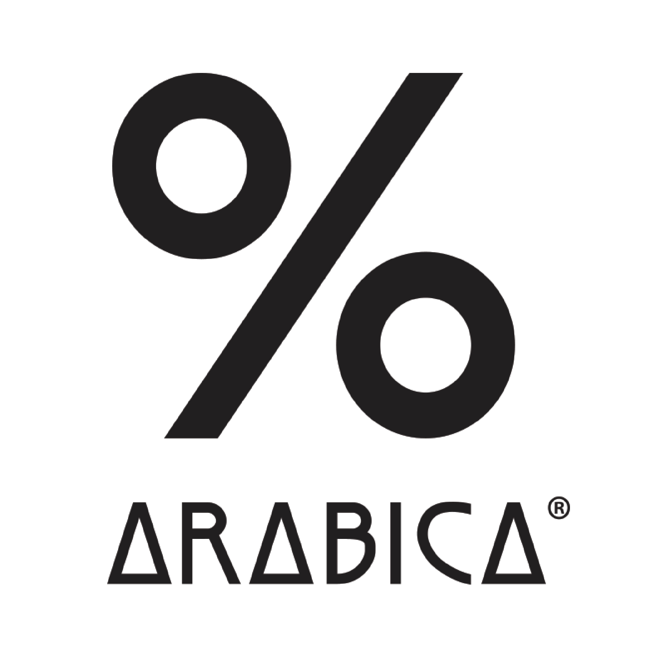 % Arabica logo