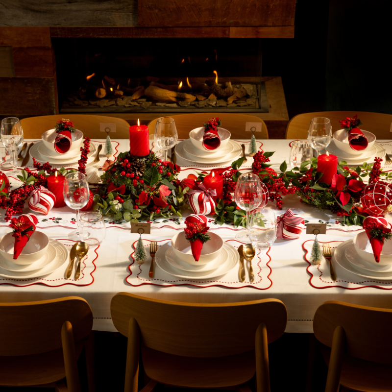 Christmas tablescape from Fox Home