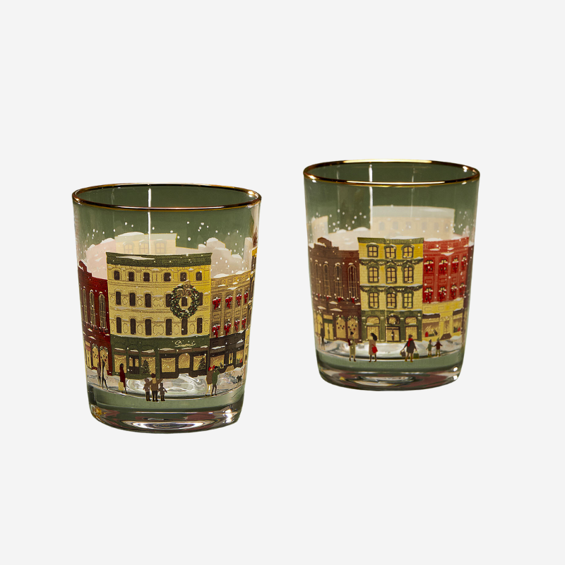 Christmas glasses from Simons